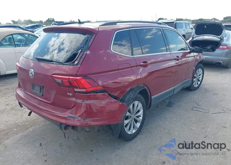 2018 Volkswagen Tiguan 2.0T Se/2.0T Sel из США, поврежденный, VIN 3VV3B7AX4JM128415